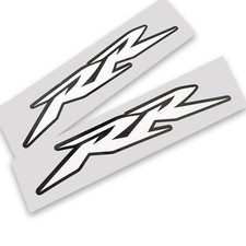 Decalcomanie Grafiche Per Moto RR In Bianco E Nero X 2 Larghe 150M