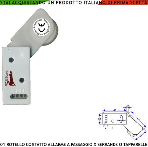 Allarme serrande rotello - allarme,