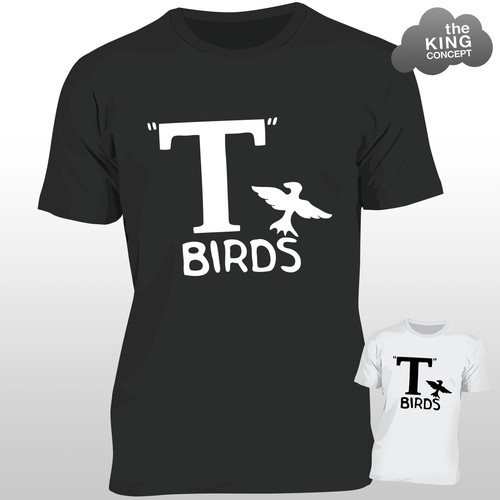 Birds shirt grease nero - birds,