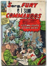 [871] SERGENTE FURY E I SUOI COMMANDOS ed. Le Maschere 1966 n. 4 stato Discreto