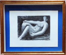 Henry Moore Signed 80 Nude