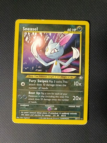 Carte pokemon sneasel 25 - -, 25/111