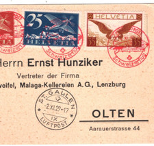 SVIZZERA 1929 Biglietto