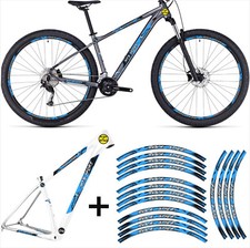 L047 Kit completo Adesivi univ. Telaio Bici MTB +Ruote da 27,5-28-29" ROCK STYLE