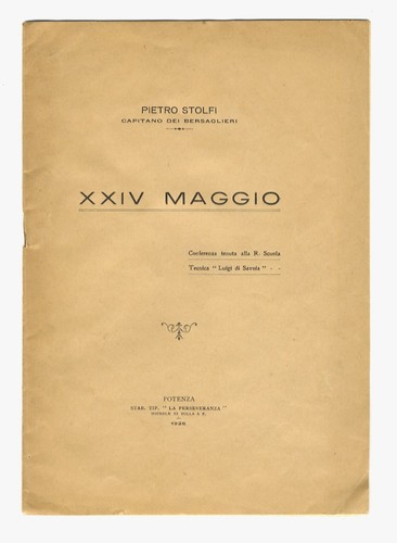 Xxiv maggio conferenza - xxiv, conferenza.