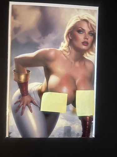 Power girl topless - power, /double