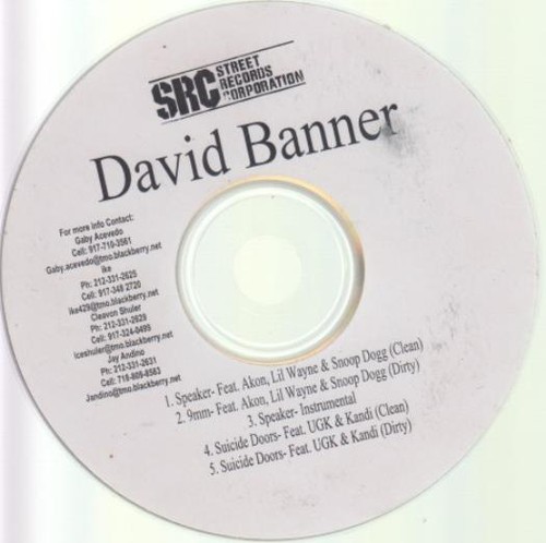 David banner speaker - 9mm, /