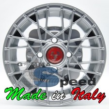 Ruote complete Abrt Fiat vecchia 500 OLD 126 4x98 cerchi 699 S gomme 145/70/12