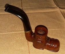 Pipa Brian Italy Imported scarpone artigianale vintage legno wood collezione