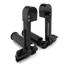 Pedane in alluminio nero per