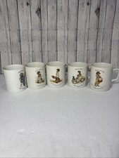 Lotto di 5 tazze vintage in porcellana HOLLY HOBBIE Giappone