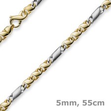 Collana In Oro 585 Bianco E