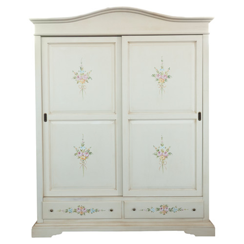 Armadio legno shabby chic - armadio,