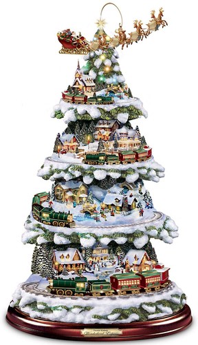 Treno albero natale - treno,
