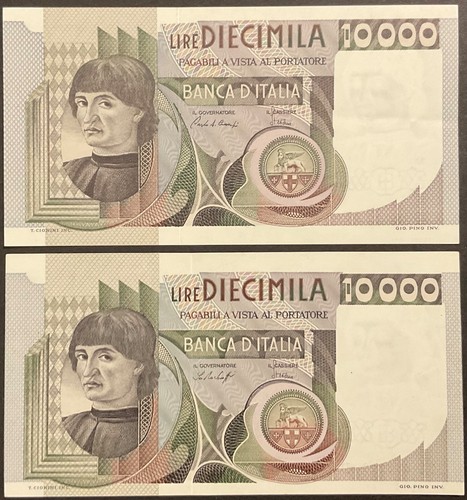 10000 lire andrea del castagno - 10000,