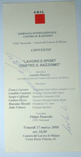 Depliant 2000 autografo - depliant,