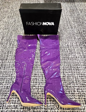 Stivali donna coscia punta