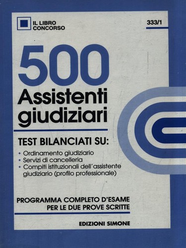 500 assistenti giudiziari - 500,