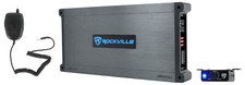 Amplificatore Rockville DBM50 4000 Watt/980w RMS 5 canali marino/barca + microfono