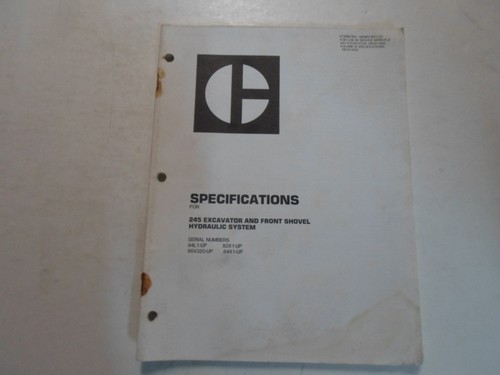 Caterpillar 245 escavatore - caterpillar,