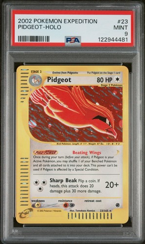 Psa expedition pidgeot holo - psa,
