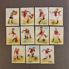 1947 / 48 FIDASS Figurine dei Milioni - LIVORNO - Squadra Completa 11 calciatori
