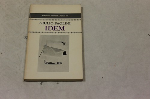 Giulio paolini idem - paolini.,