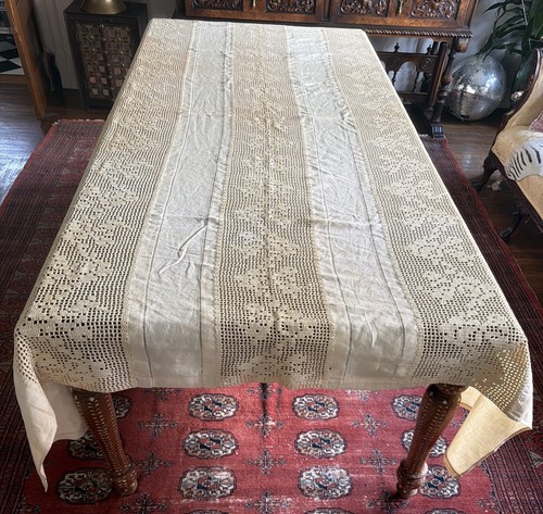 Tovaglia antica vtg lino - in,