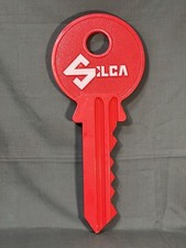 Insegna pubblicitaria a forma di chiave Silca - no insegna smaltata