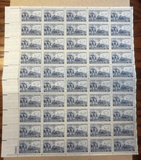US SC #1007 foglio da 50 MNH OG