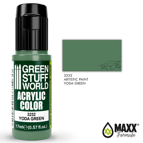 Colori acrilici yoda green - colori,