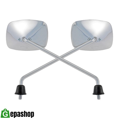 Coppia specchietti cromati - specchietti,