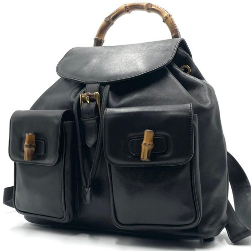 Gucci mini zaino bambù - mini,