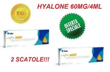 Hyalone 60 Intra-Art 60mg 4ml-FIDIA- 2  SIRINGHE NUOVE IN PROMOZIONE LANCIO!!