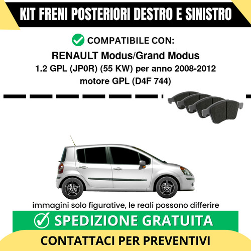 Pastiglie freno posteriori - pastiglie,