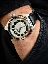 VOSTOK AMPHIBIA 200m Orologio Meccanico Uomo Vintage URSS 1980...