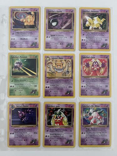 Carte pokemon serie gym - carte,