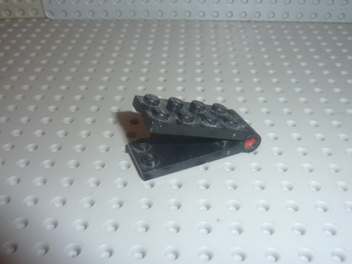 Lego black hinge plate ref - black,