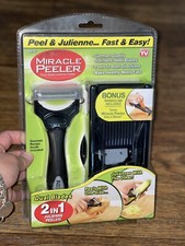 Pelapatate Miracle Visto in TV Doppia Lama Julienne Pelapatate e Mandolina NUOVO