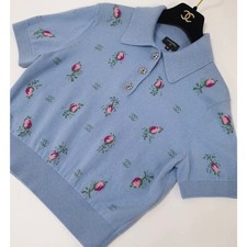 Polo CHANEL blu chiaro