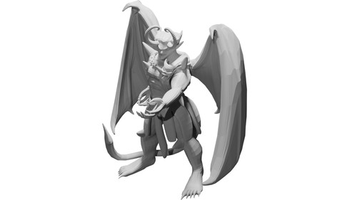 Gargoyle miniatura fantasy - gargoyle,