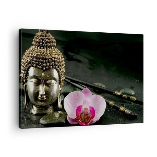 Quadro tela 70x50cm buddha - su,