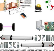 KIT AUTOMAZIONE CANCELLO 5 MT