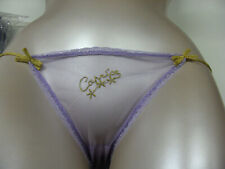 SLIP DONNA SEXY " caprice " TRASPARENTE FONDO DI MAGAZZINO NUOVI LILLA SCURO