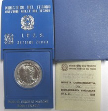 talia 500 Lire Argento Publio