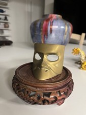 Piccola Maschera Veneziana In Metallo 6Cm X 6Cm