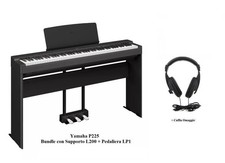YAMAHA P225 BK PIANO DIGITALE