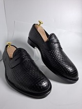 Scarpe uomo POLLINI 40 EU mocassini Nero pelle 