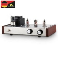Preamplificatore valvolare HiFi Tube Preamp Home Stereo Audio Pre-Amplifier Silver
