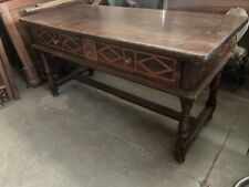 Grande scrivania antica in noce, del '600